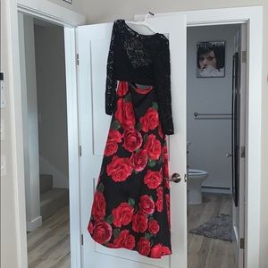 Two Piece Prom Dress